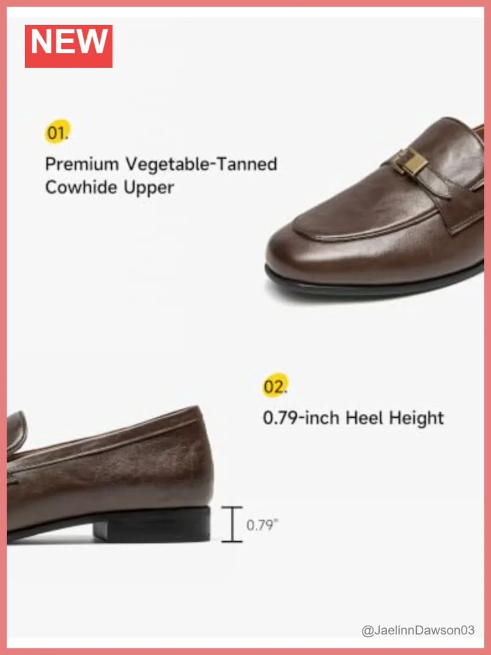 Genuine Leather Penny Loafers for Women Flat Slip-Ons